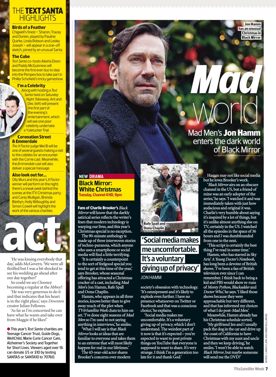 TV & Satellite Week Preview Pages
