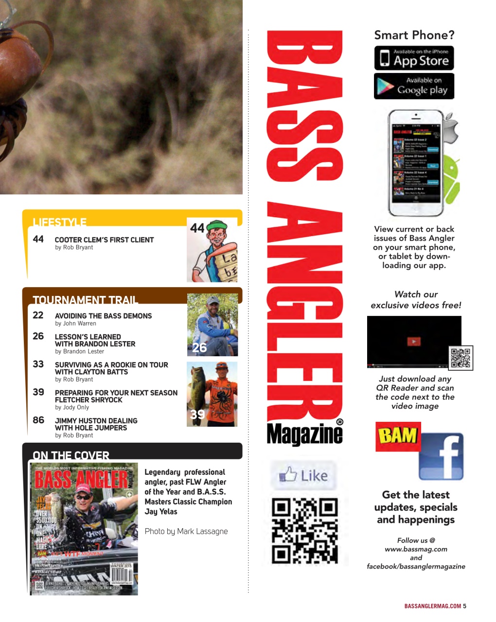 BASS ANGLER MAGAZINE Preview Pages