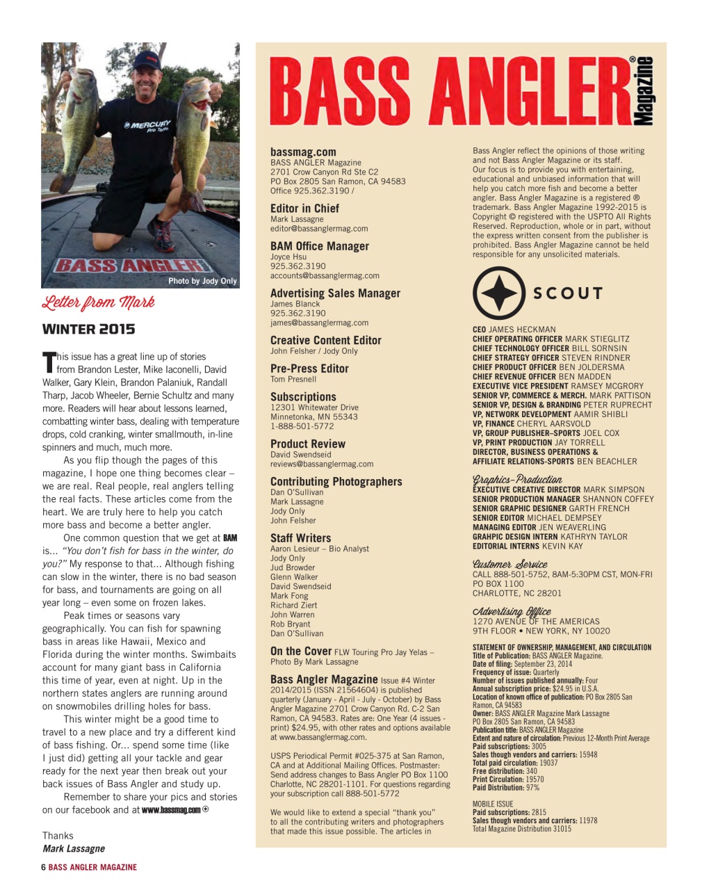 BASS ANGLER MAGAZINE Preview Pages