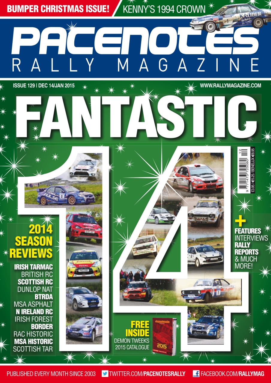 Pacenotes Rally magazine Preview Pages
