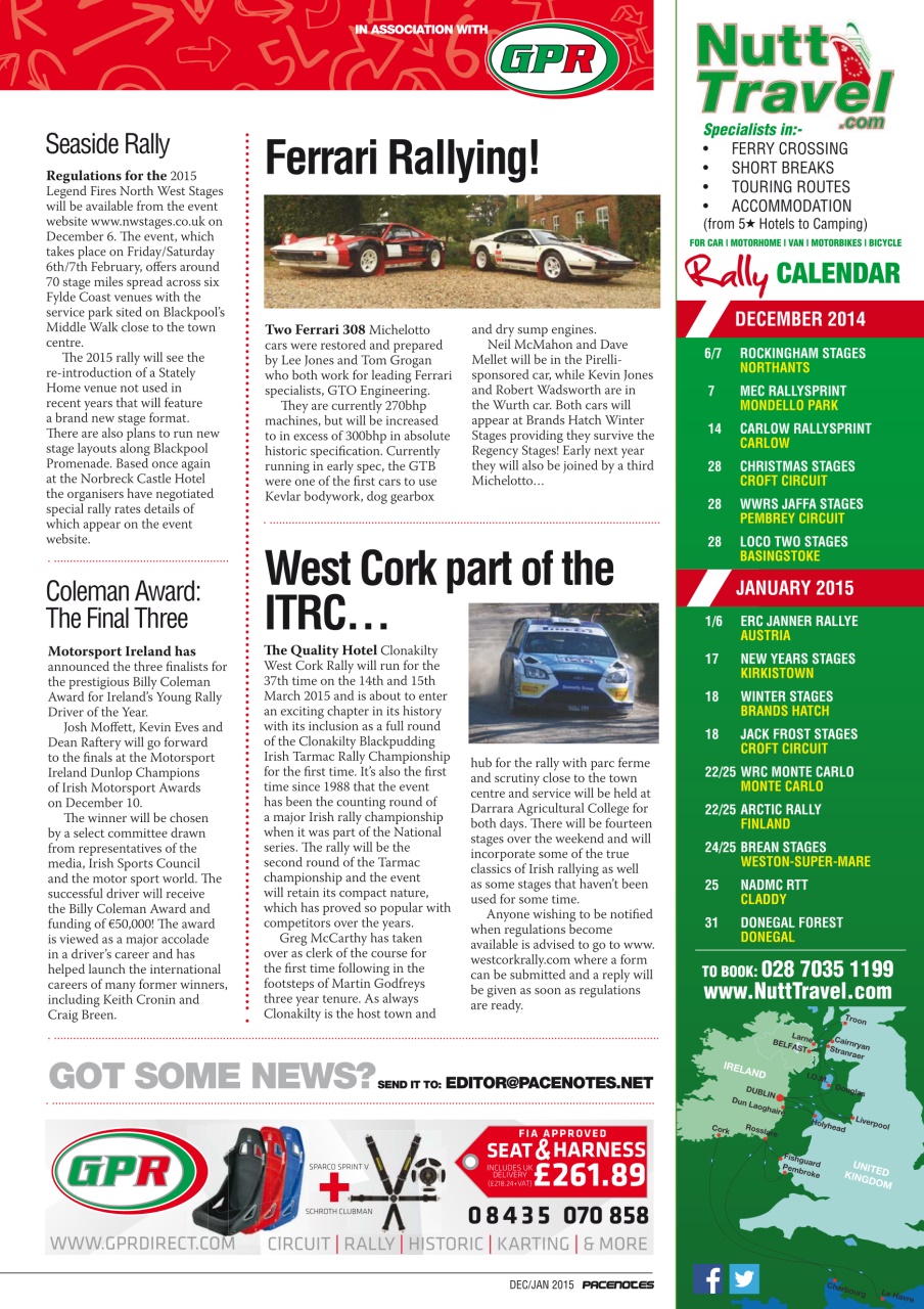 Pacenotes Rally magazine Preview Pages