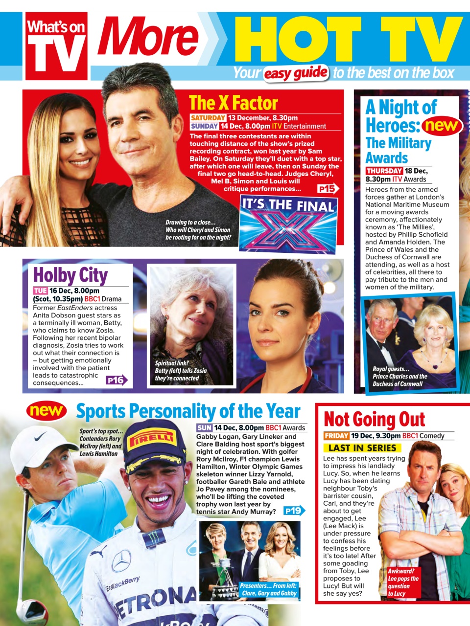 What's on TV Preview Pages