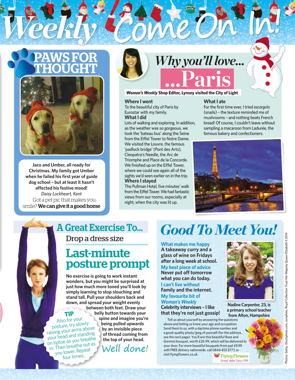 Woman's Weekly Preview Pages