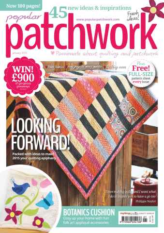 Popular Patchwork Magazine issue January 2015