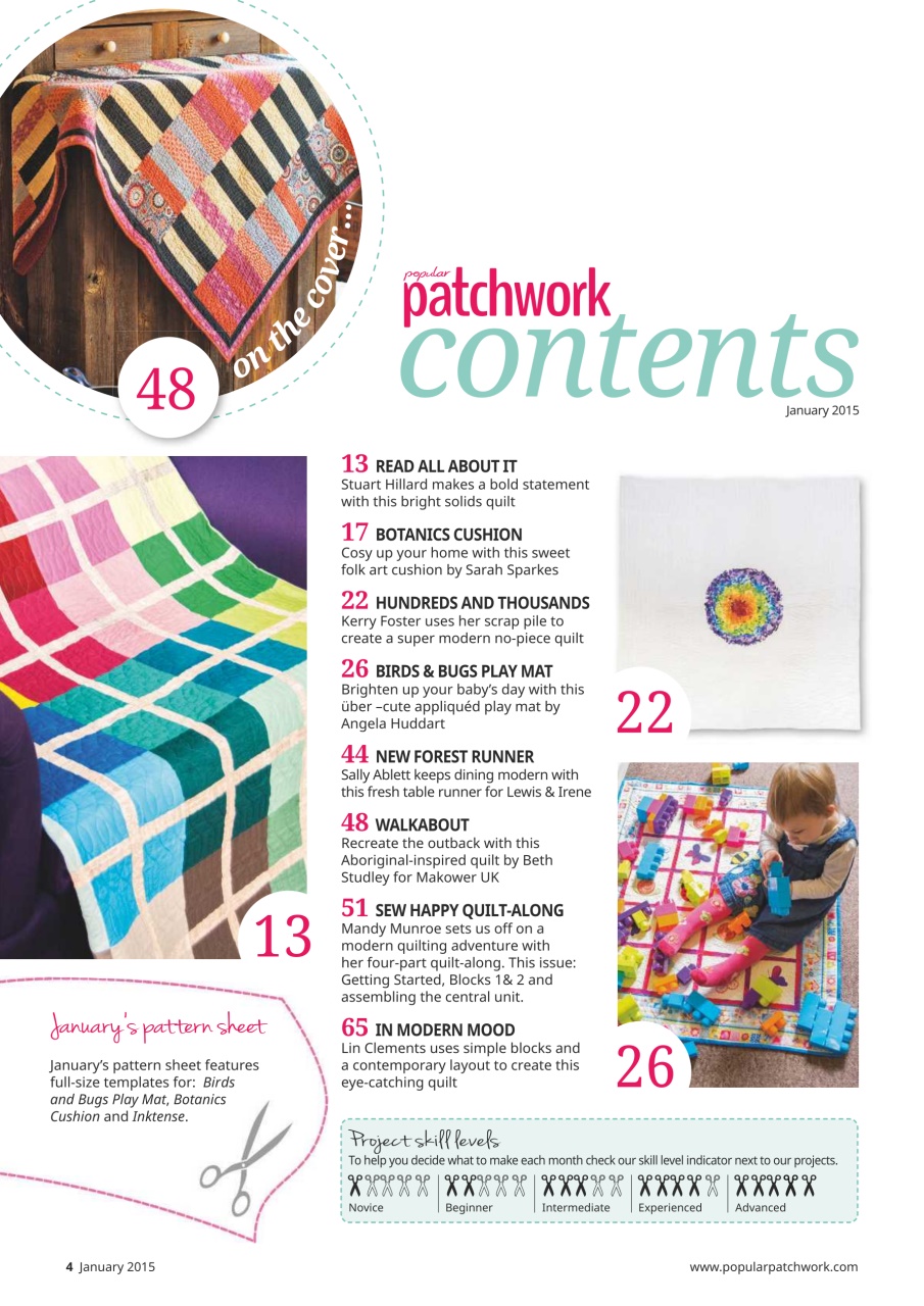 Popular Patchwork Magazine Preview Pages