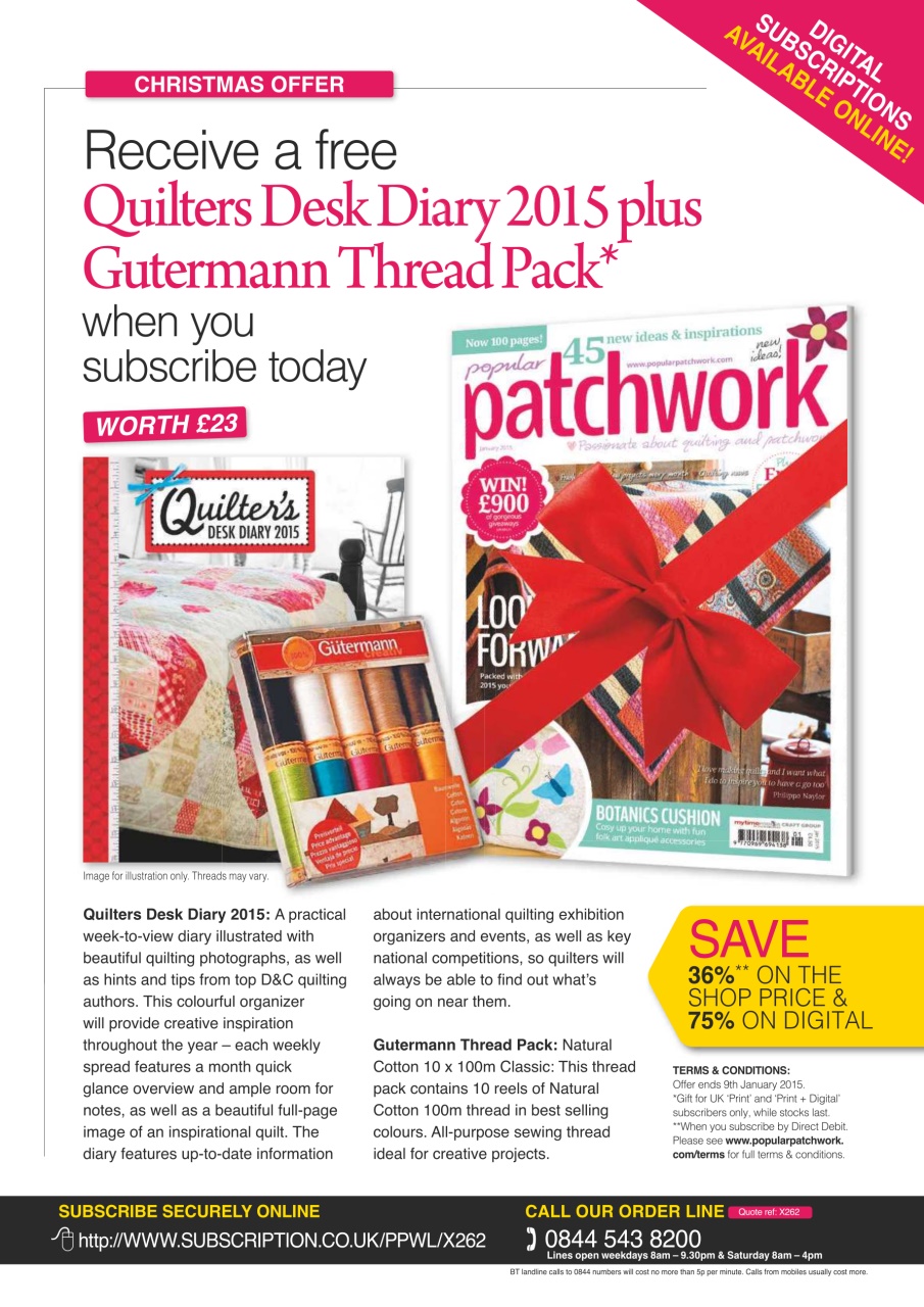 Popular Patchwork Magazine Preview Pages