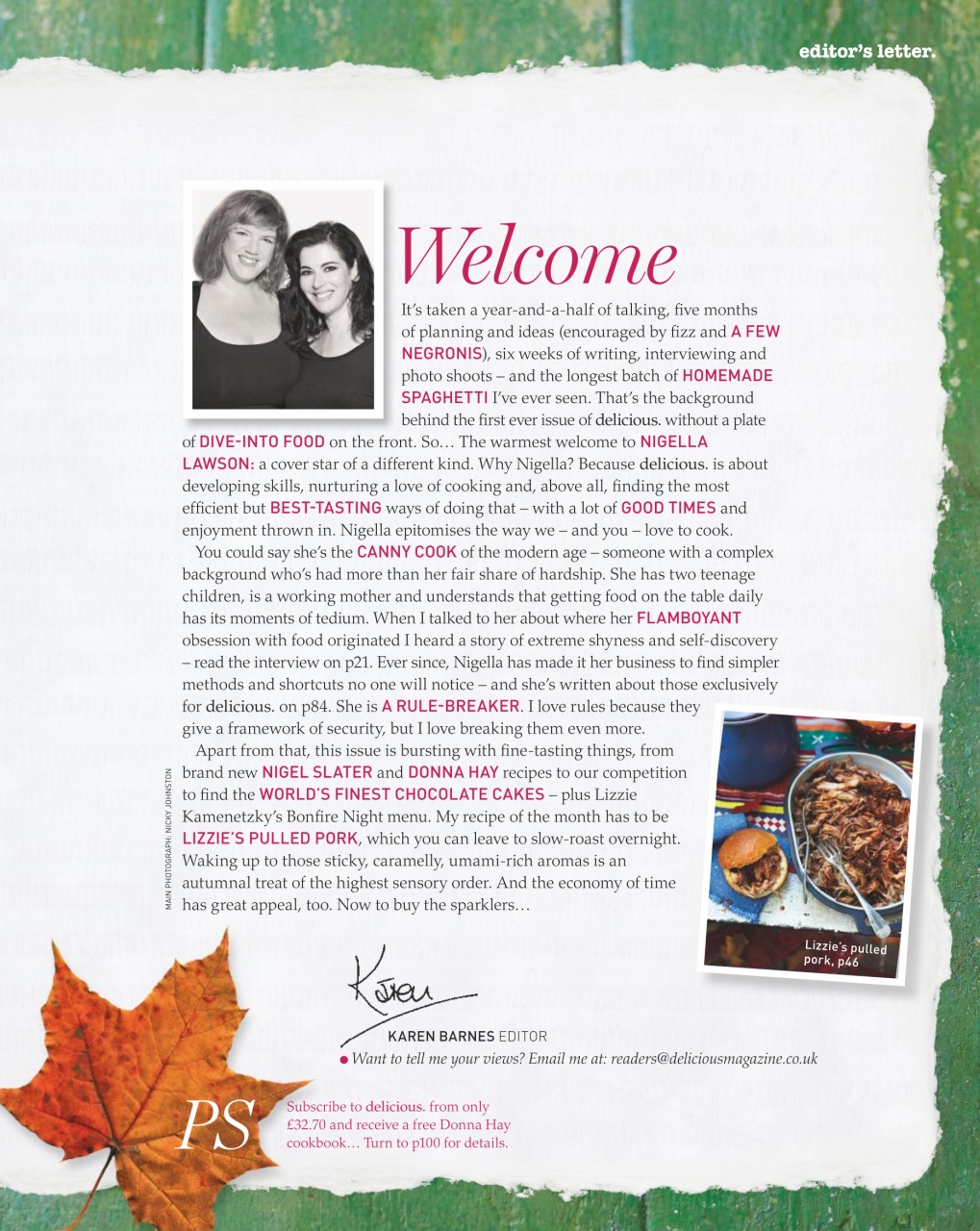 delicious. Magazine Preview Pages