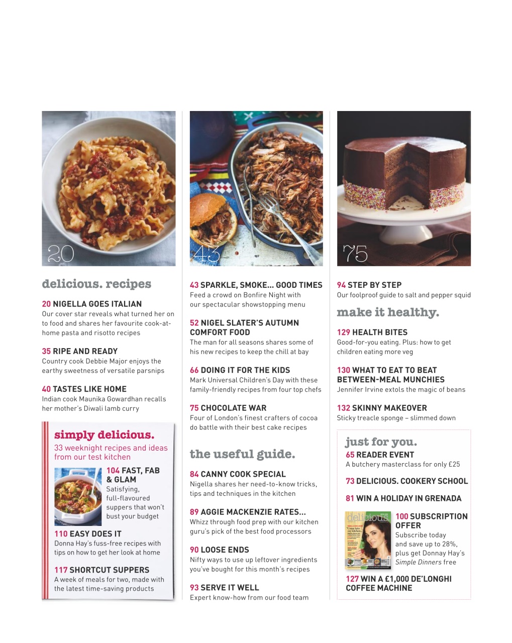 delicious. Magazine Preview Pages