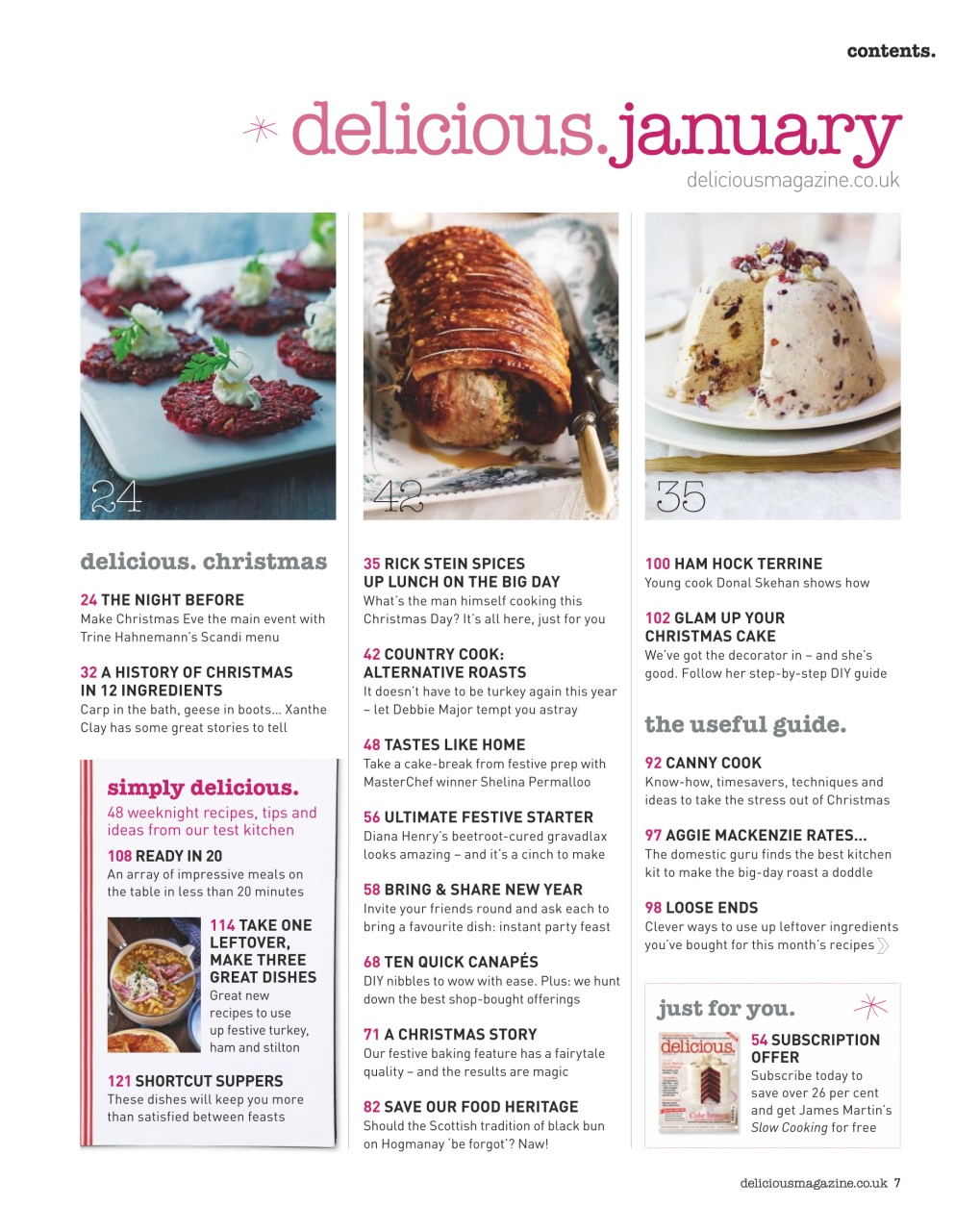 delicious. Magazine Preview Pages