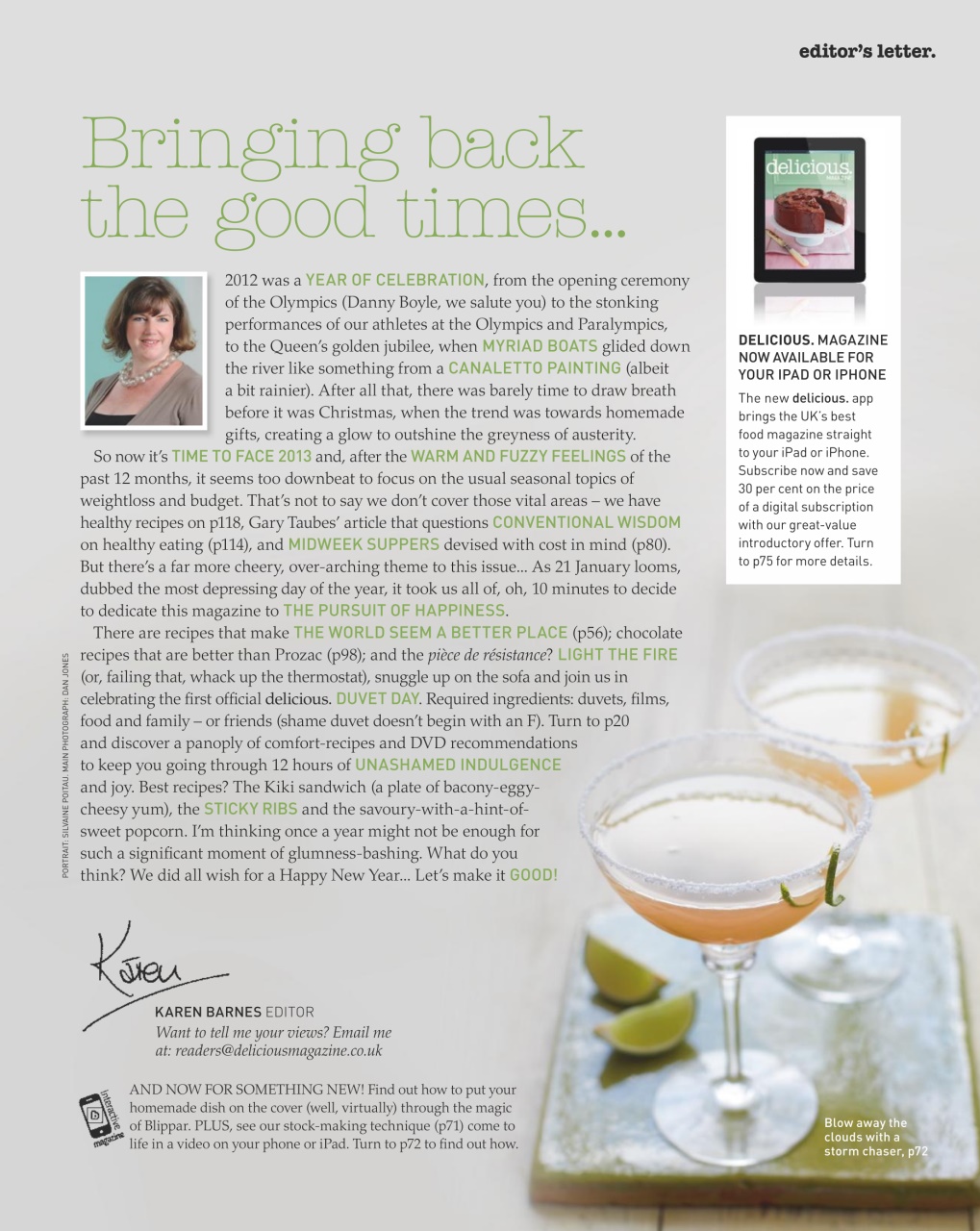 delicious. Magazine Preview Pages