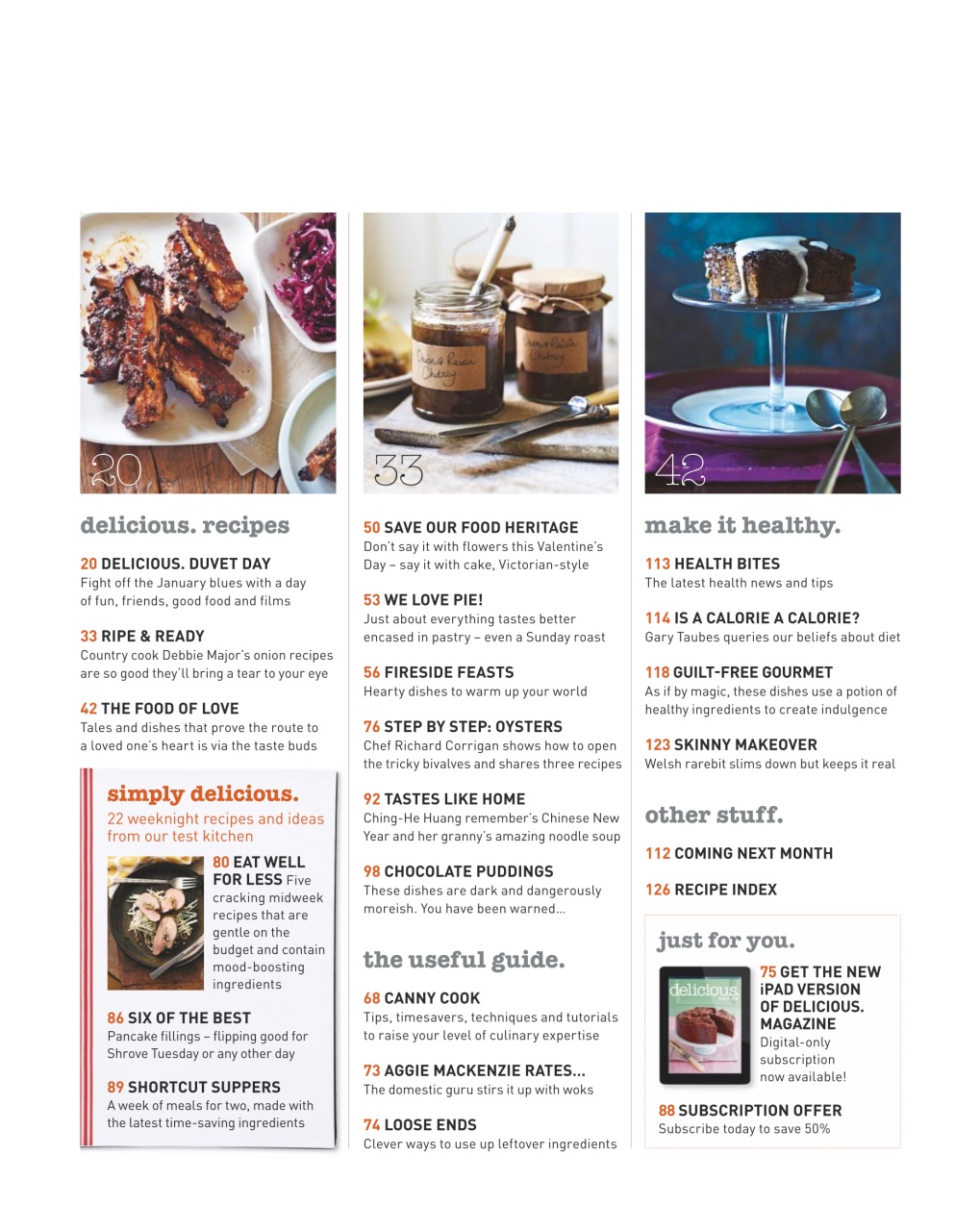 delicious. Magazine Preview Pages