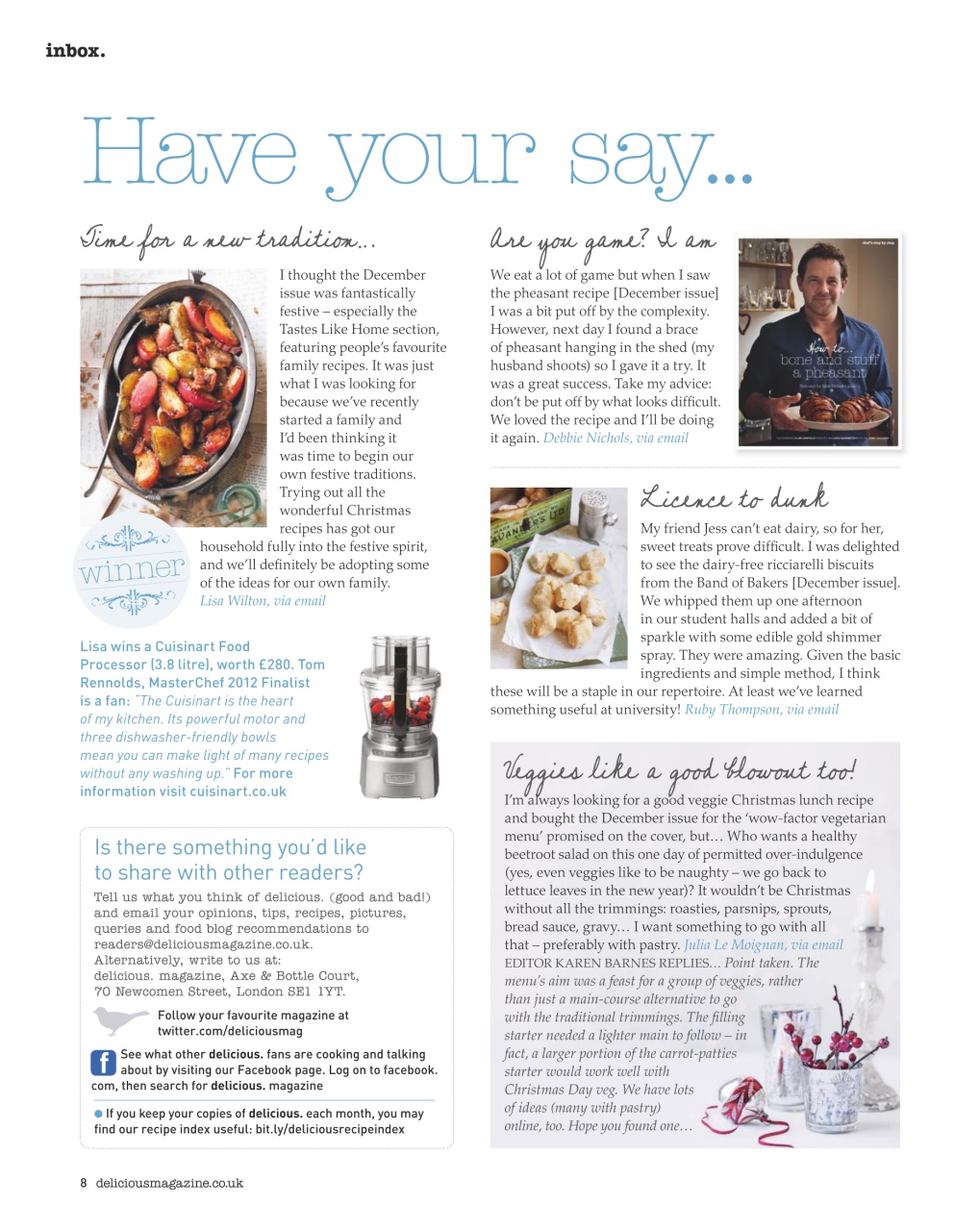 delicious. Magazine Preview Pages