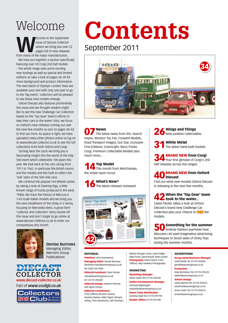 Diecast Collector Preview Pages