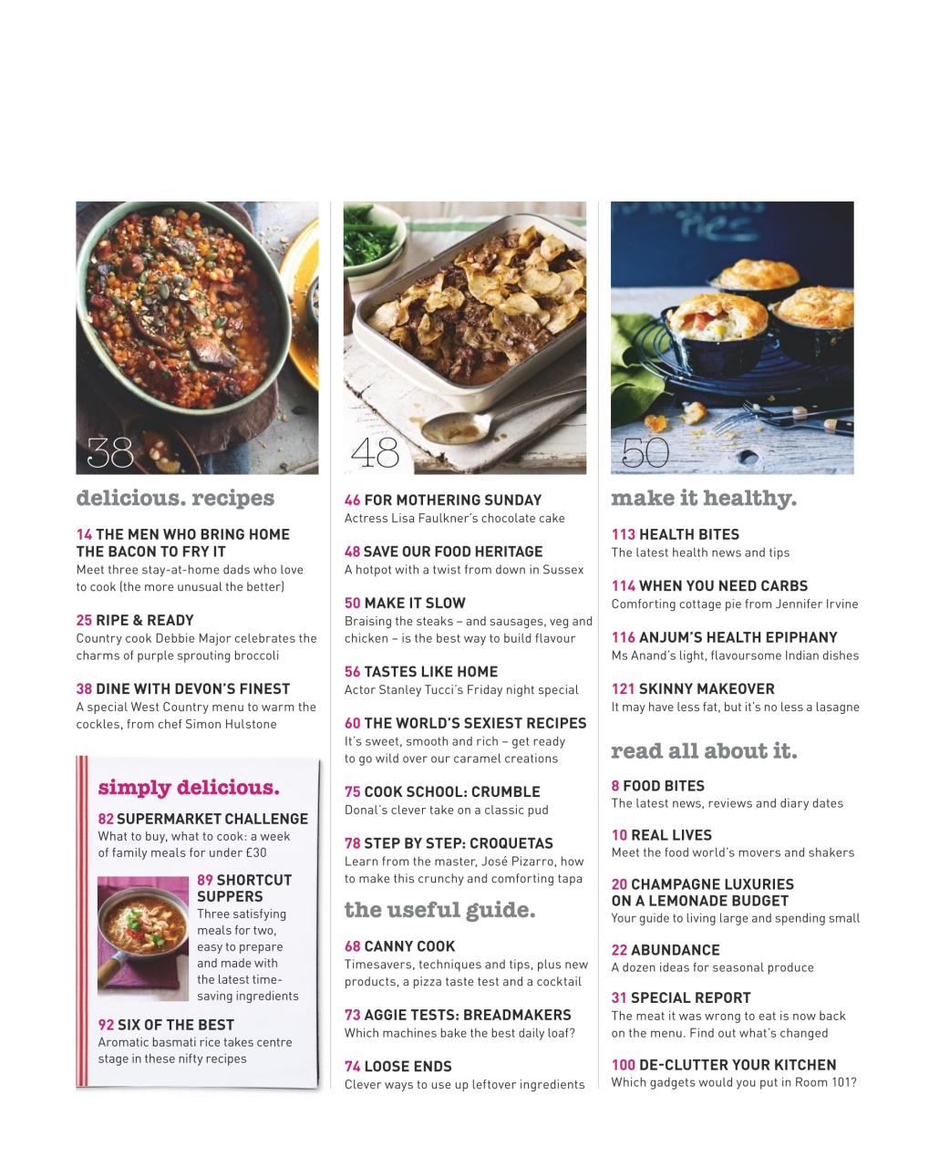 delicious. Magazine Preview Pages