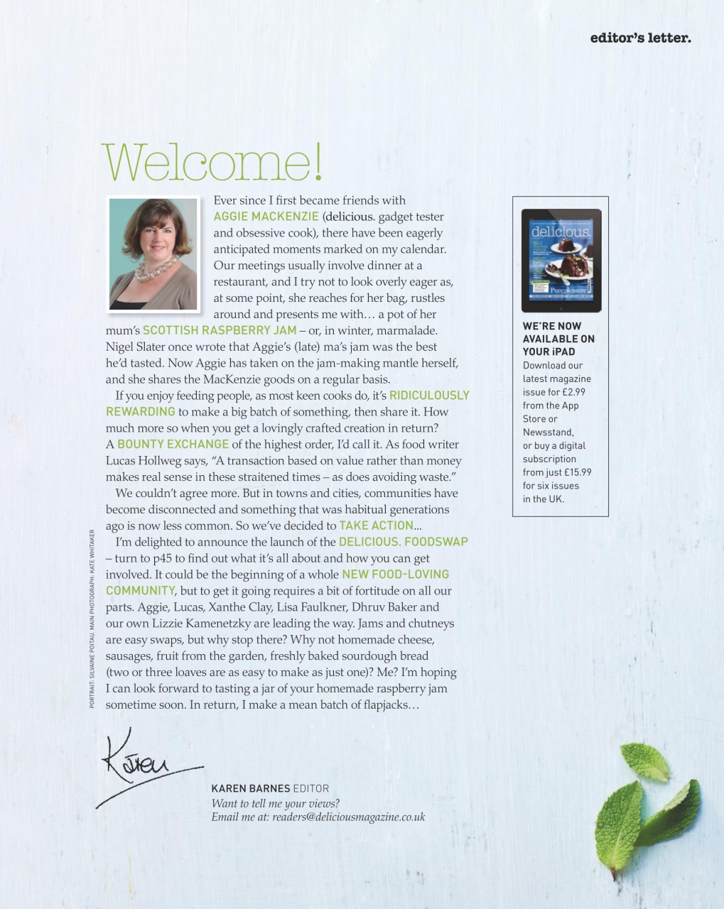 delicious. Magazine Preview Pages