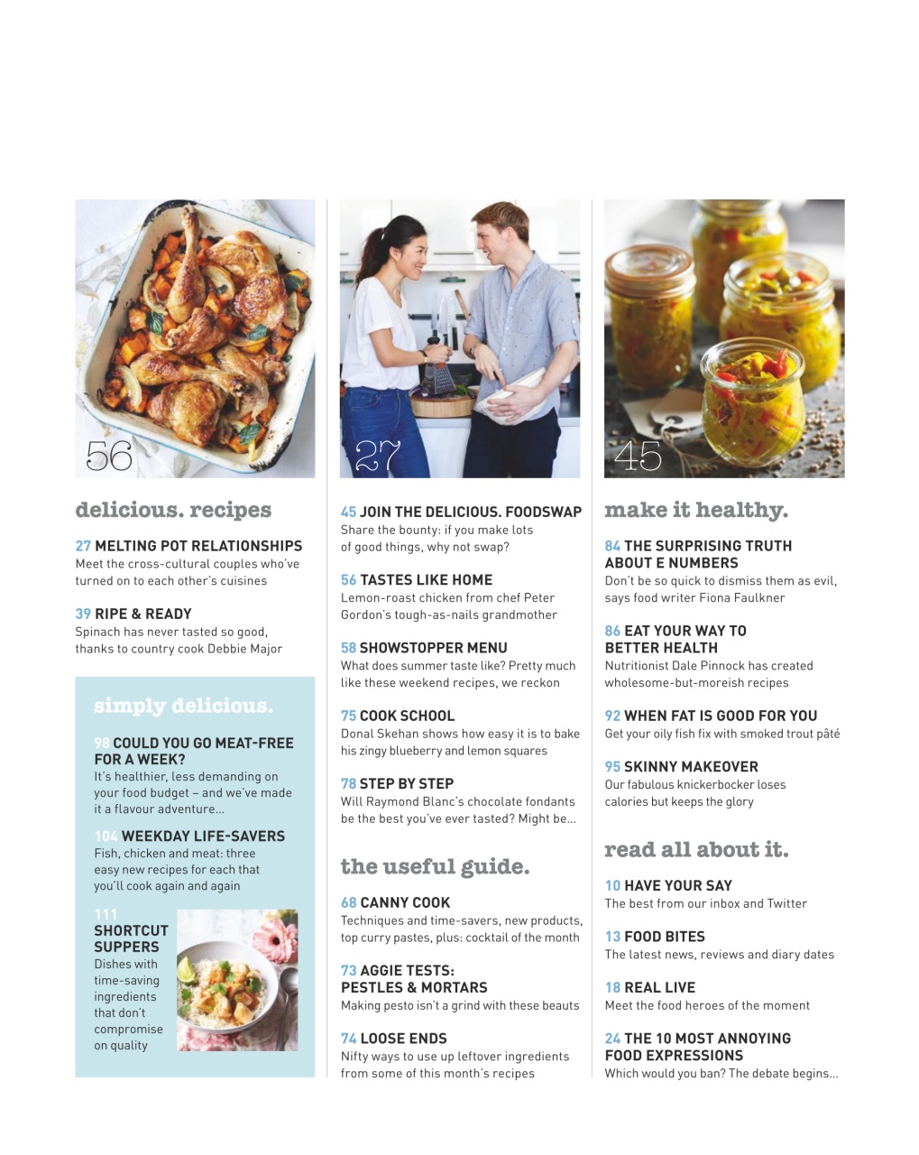 delicious. Magazine Preview Pages