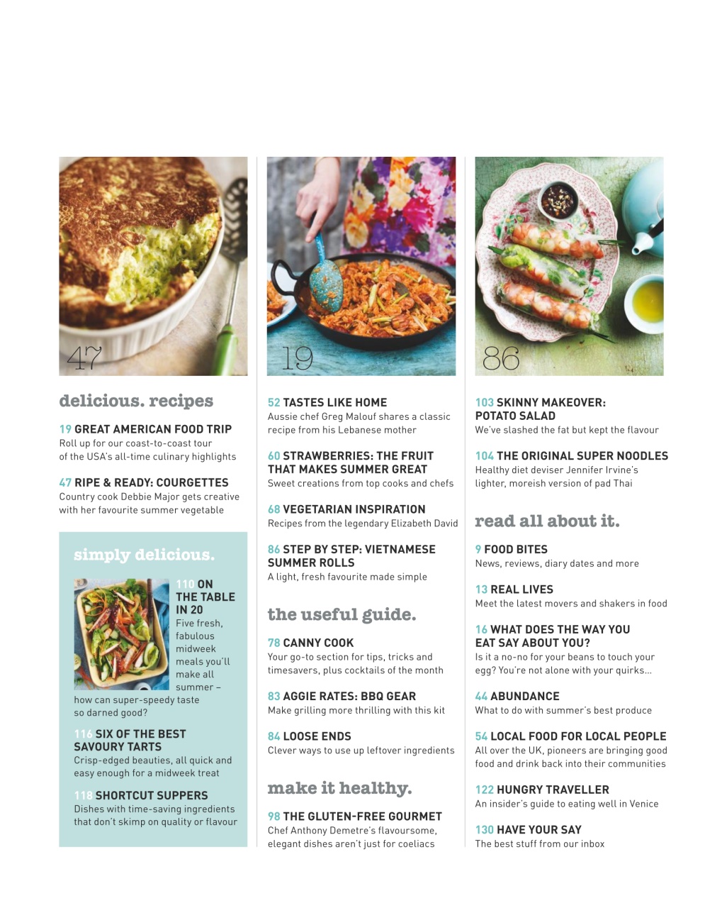 delicious. Magazine Preview Pages