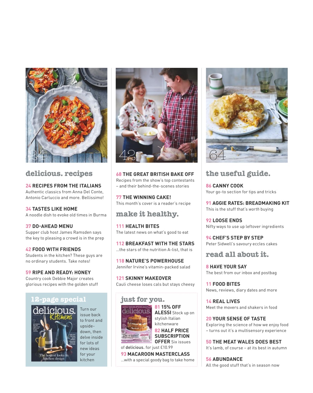 delicious. Magazine Preview Pages