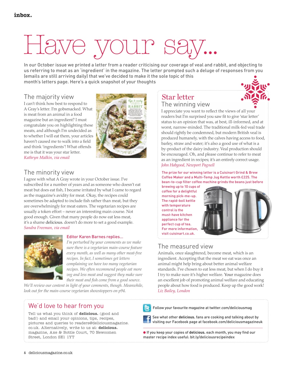 delicious. Magazine Preview Pages