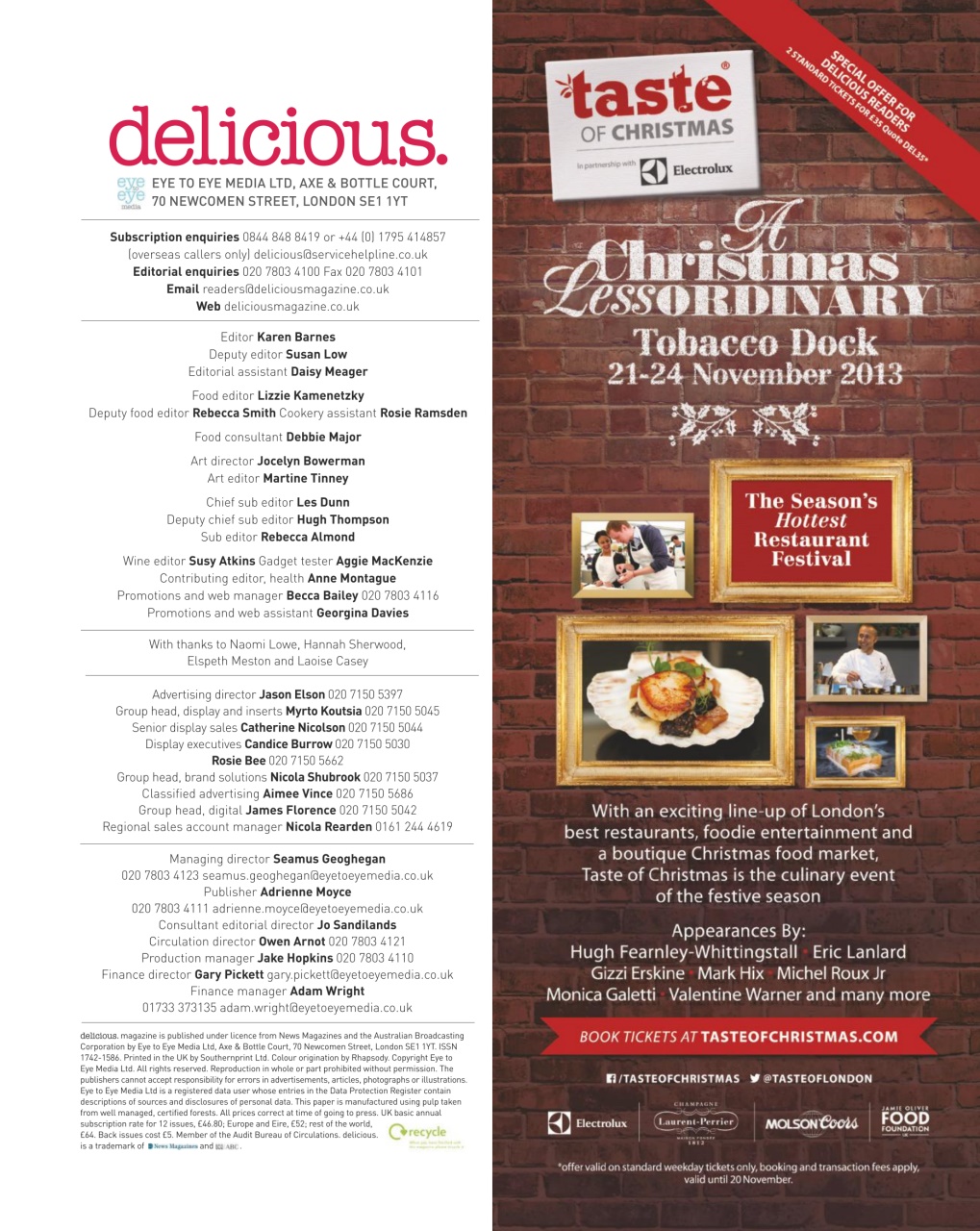 delicious. Magazine Preview Pages