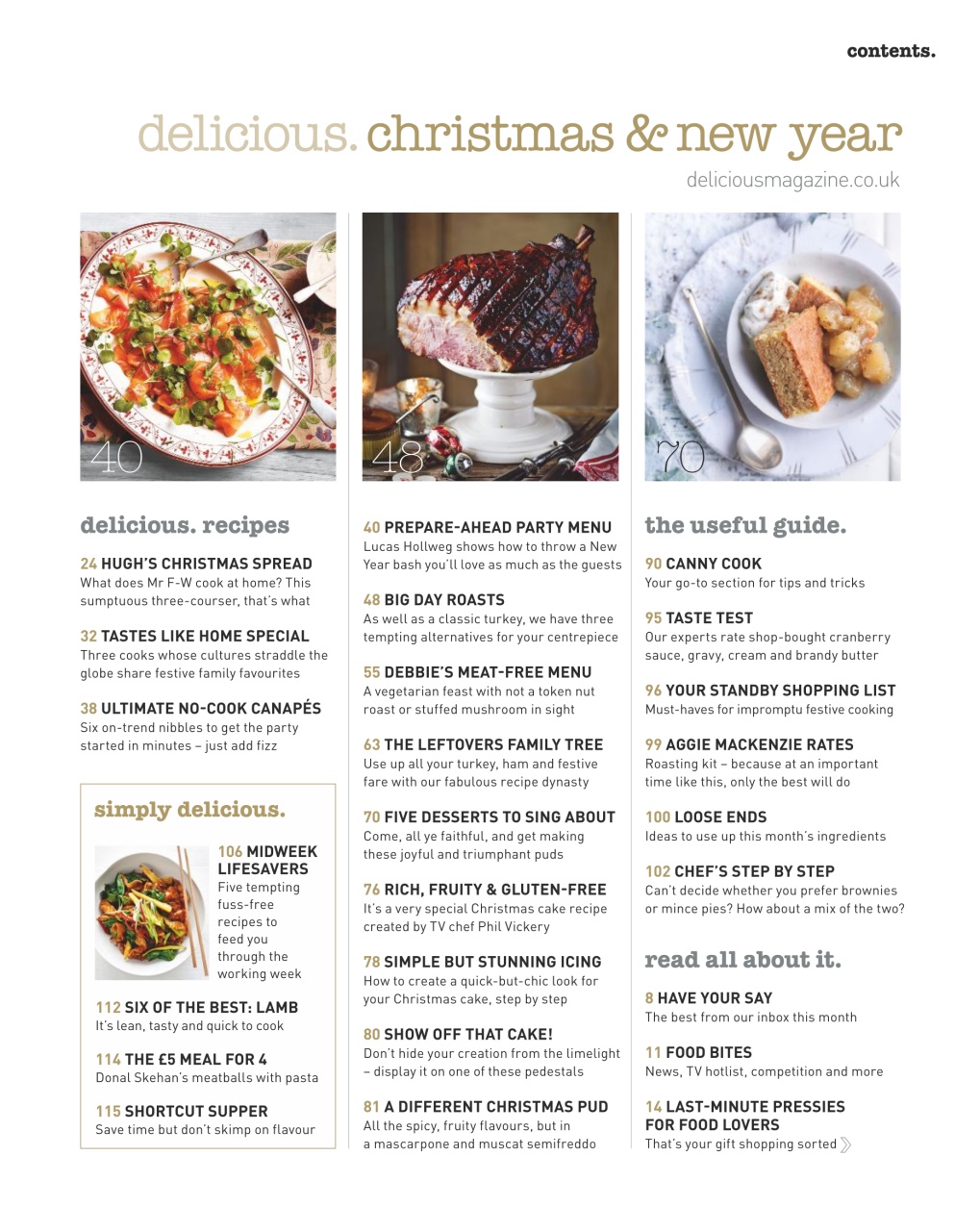 delicious. Magazine Preview Pages