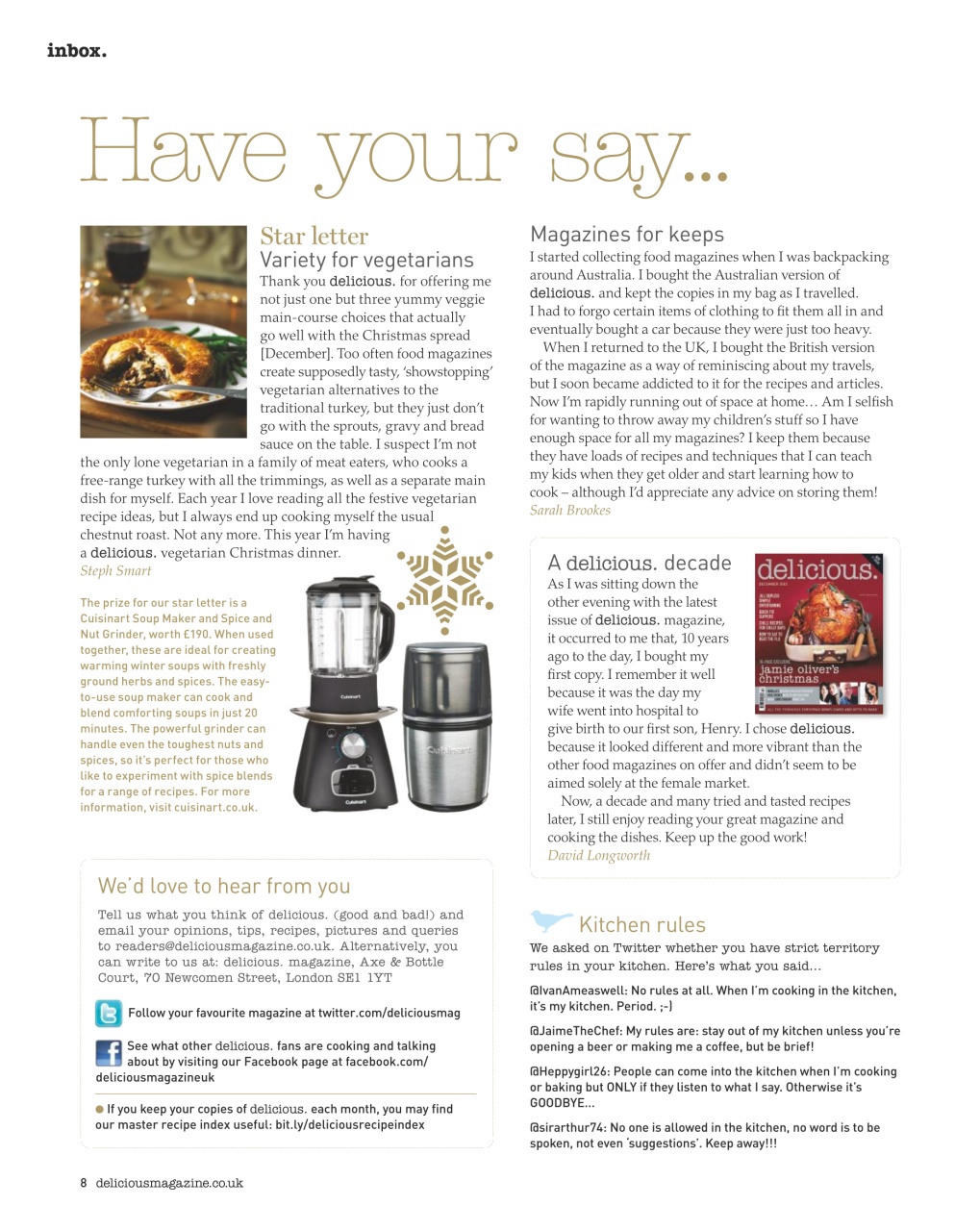 delicious. Magazine Preview Pages