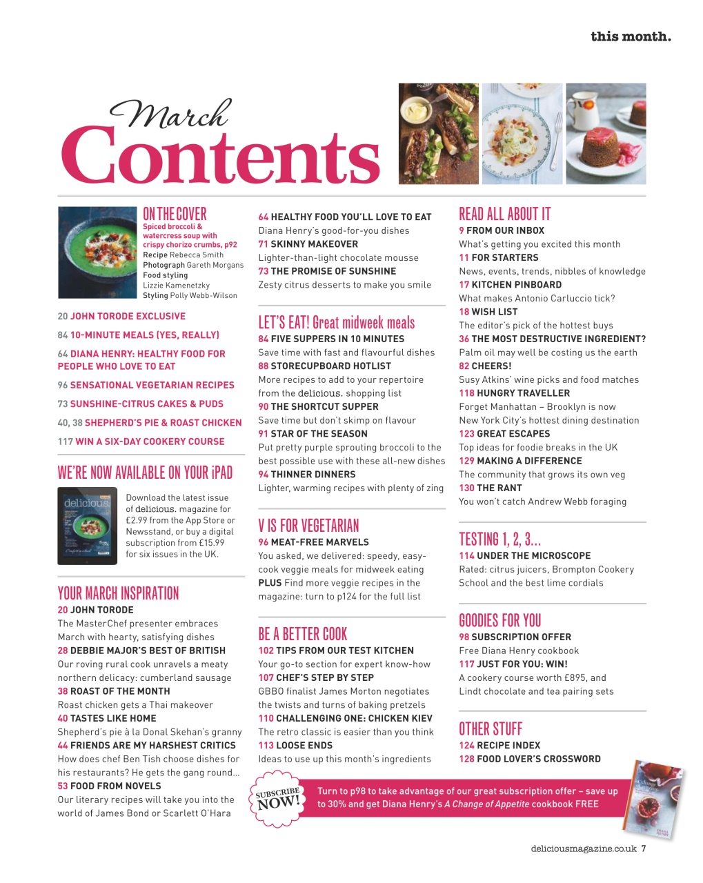 delicious. Magazine Preview Pages