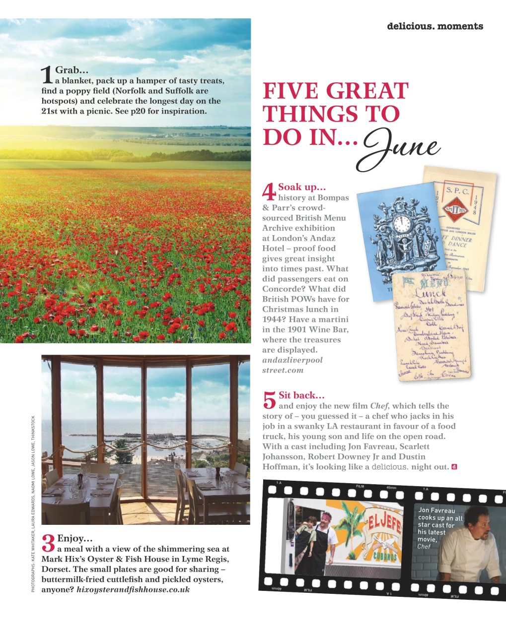 delicious. Magazine Preview Pages