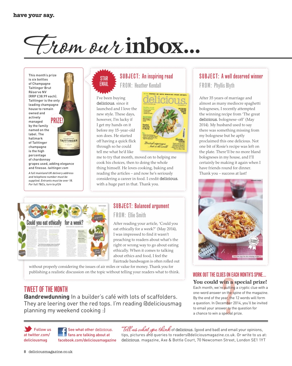 delicious. Magazine Preview Pages