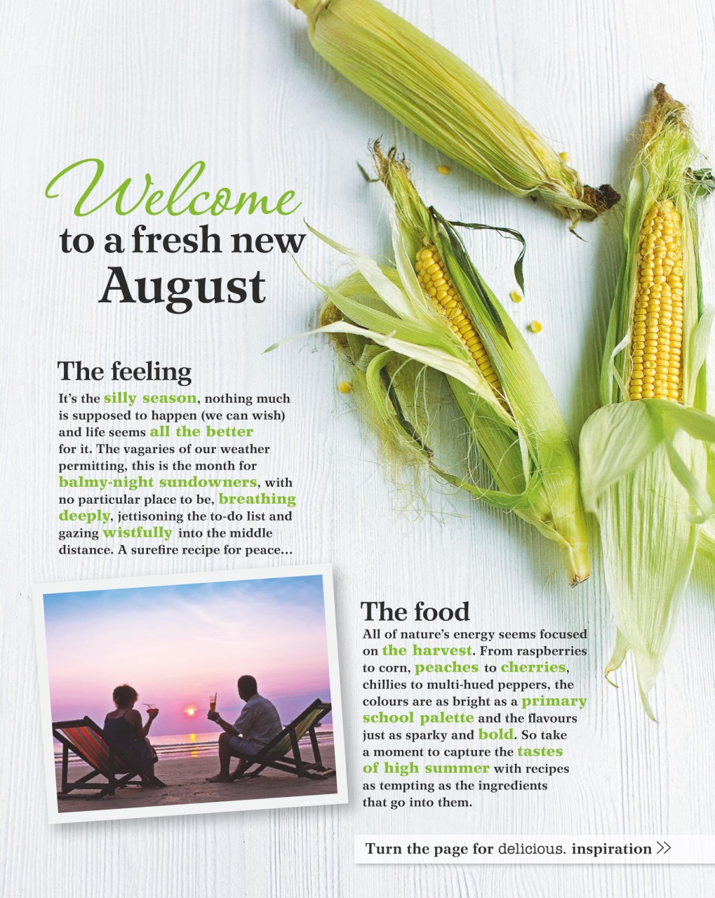 delicious. Magazine Preview Pages