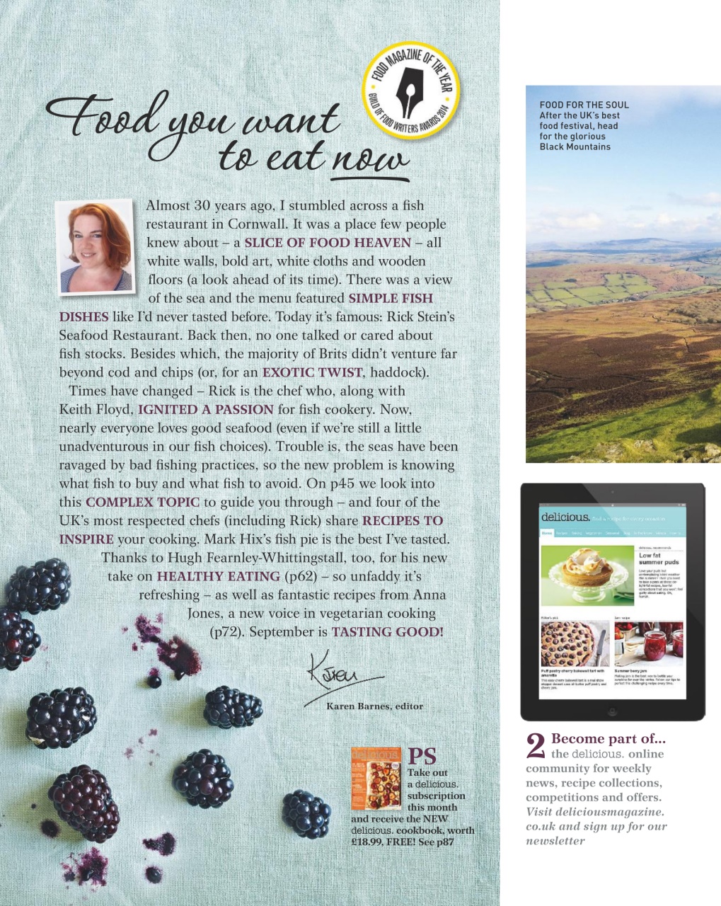 delicious. Magazine Preview Pages