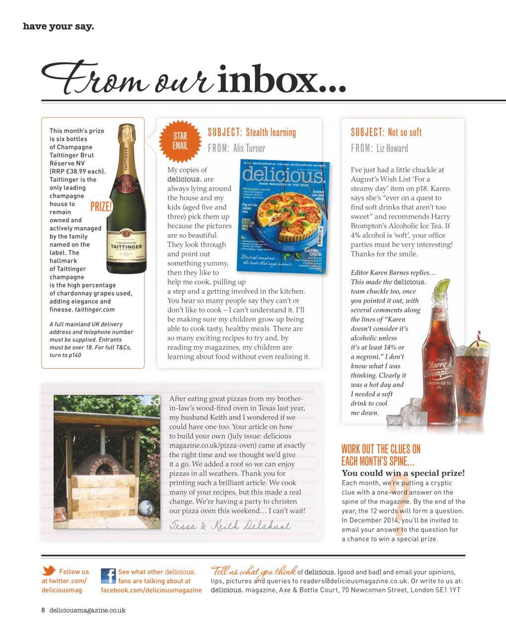 delicious. Magazine Preview Pages