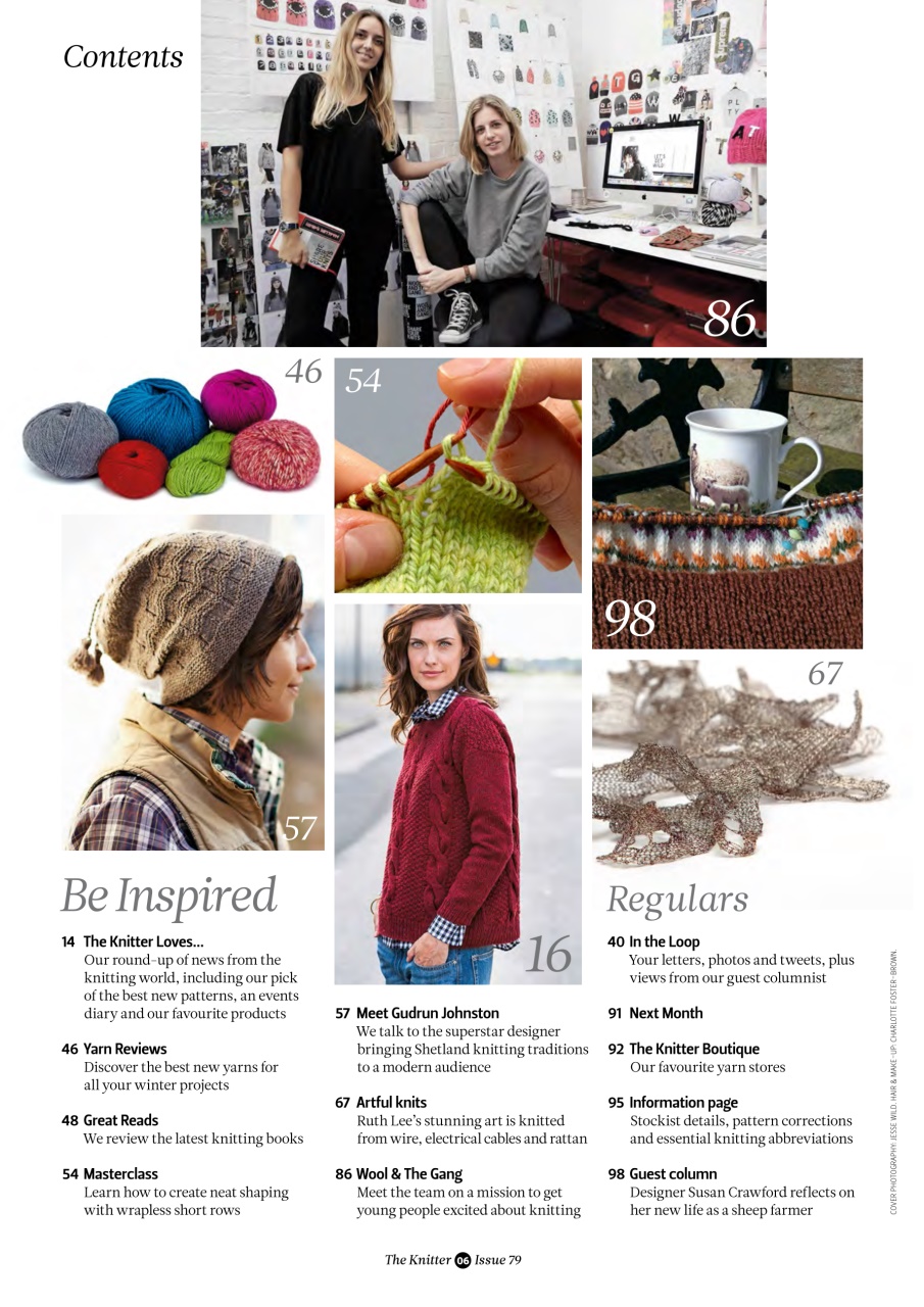 The Knitter Preview Pages