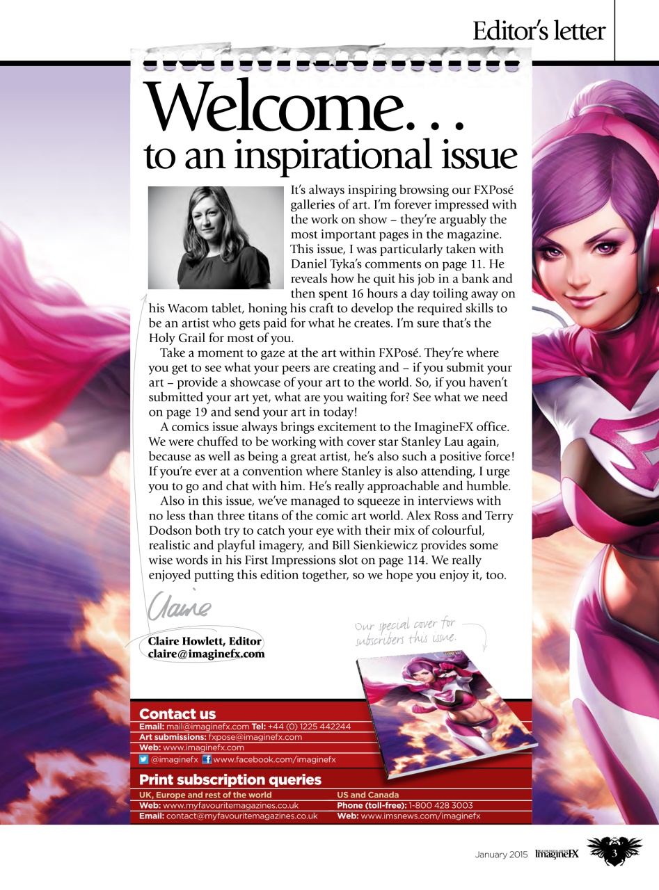 ImagineFX Preview Pages
