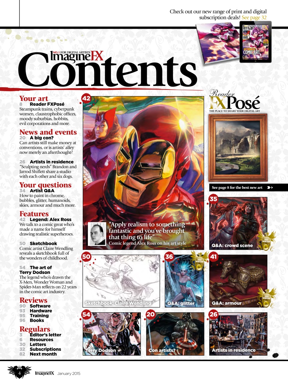 ImagineFX Preview Pages