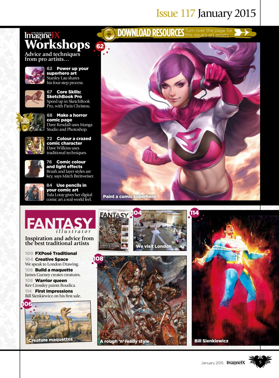 ImagineFX Preview Pages