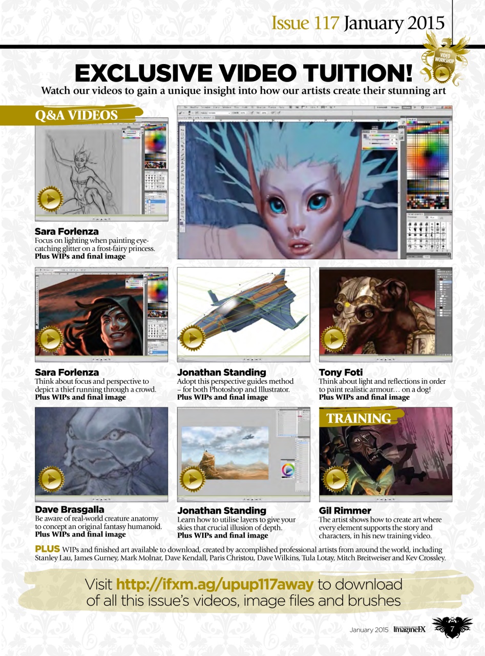 ImagineFX Preview Pages