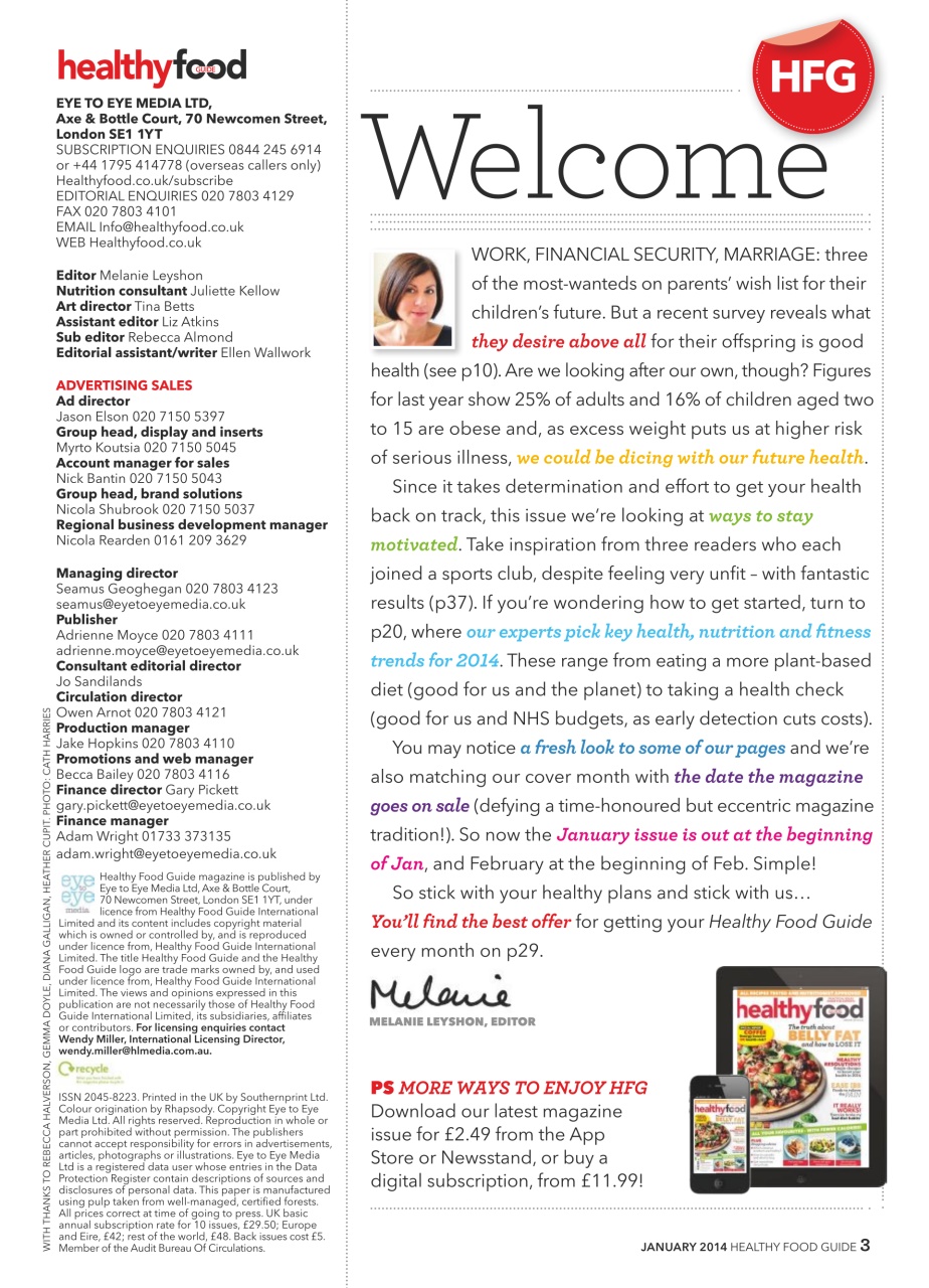 Healthy Food Guide Preview Pages