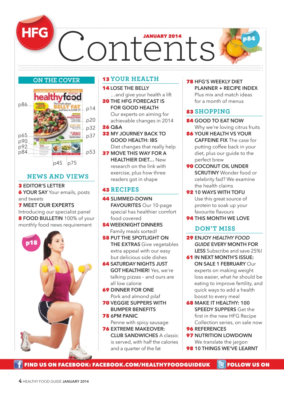 Healthy Food Guide Preview Pages