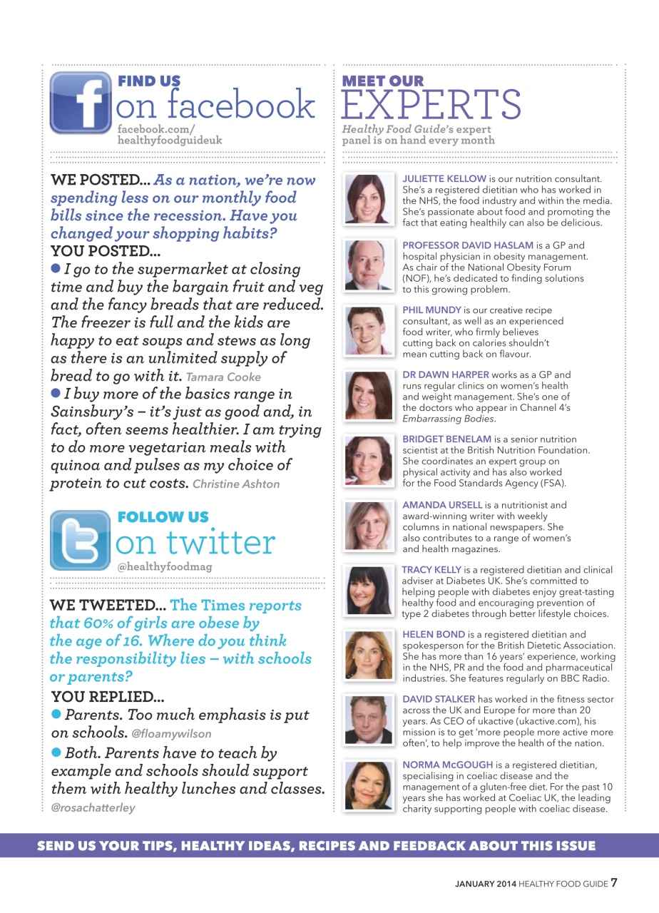 Healthy Food Guide Preview Pages