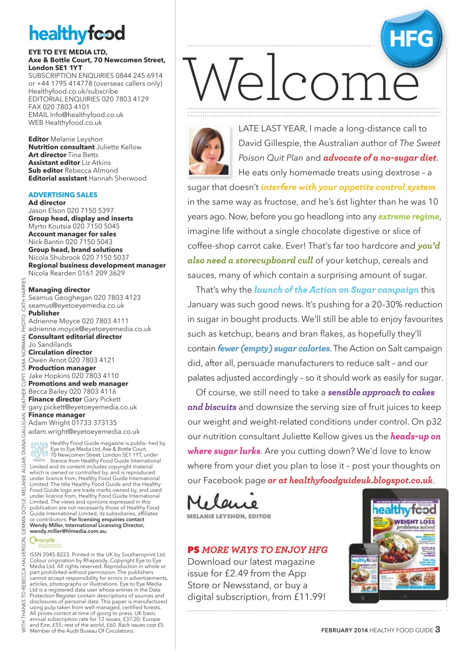 Healthy Food Guide Preview Pages