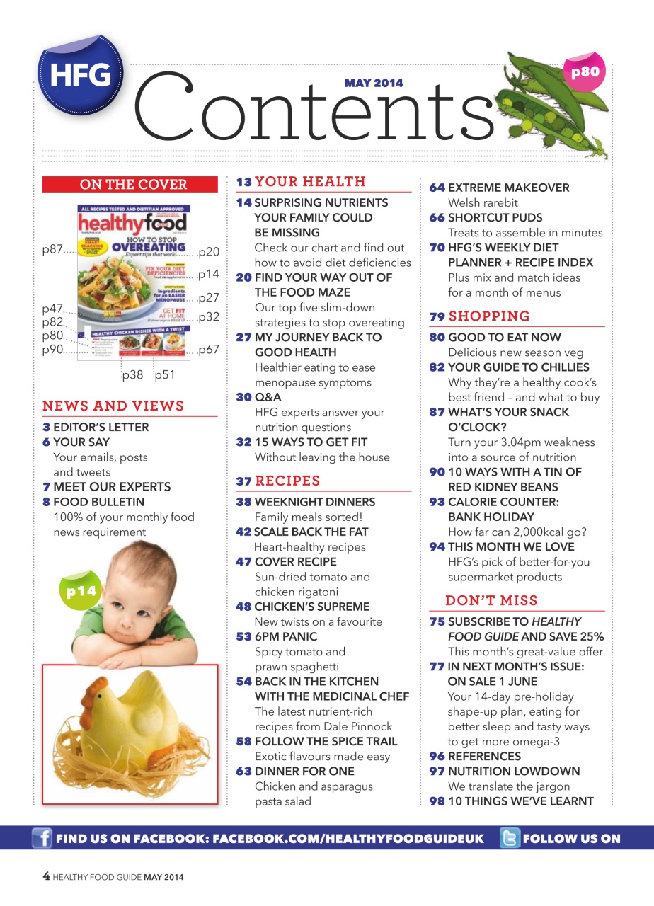 Healthy Food Guide Preview Pages