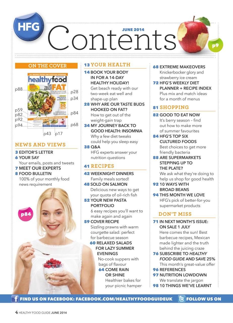 Healthy Food Guide Preview Pages