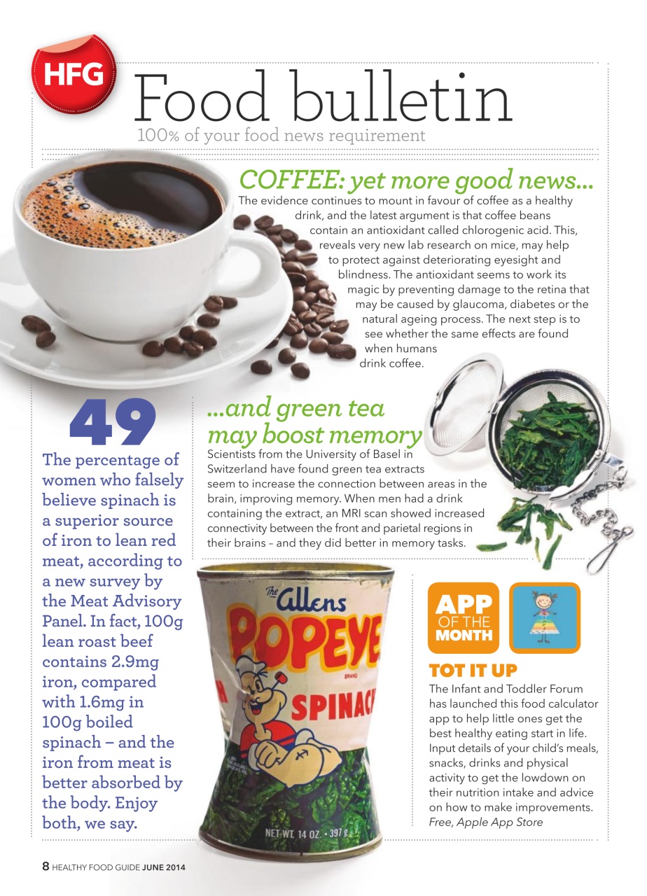 Healthy Food Guide Preview Pages