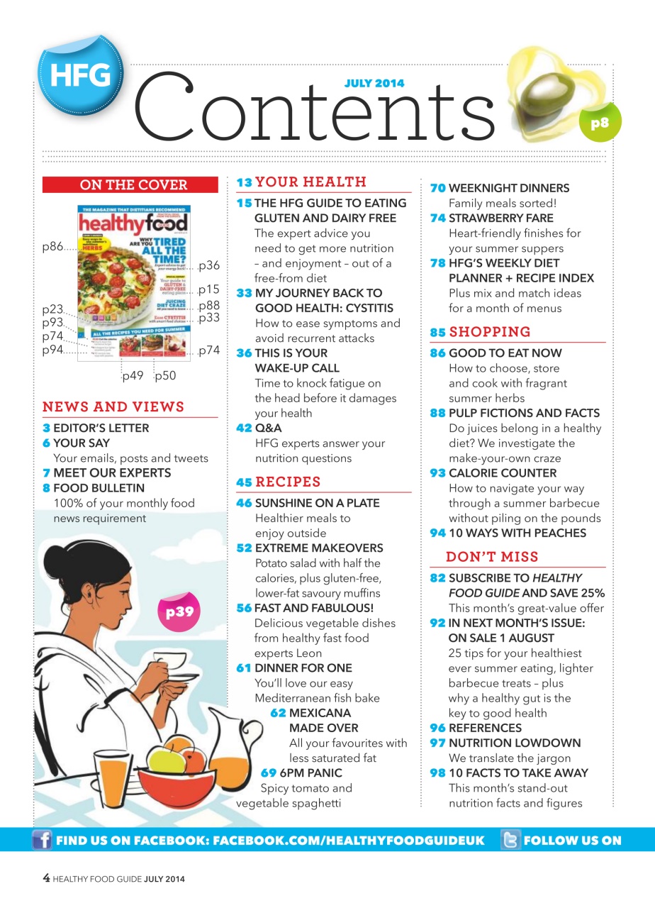 Healthy Food Guide Preview Pages