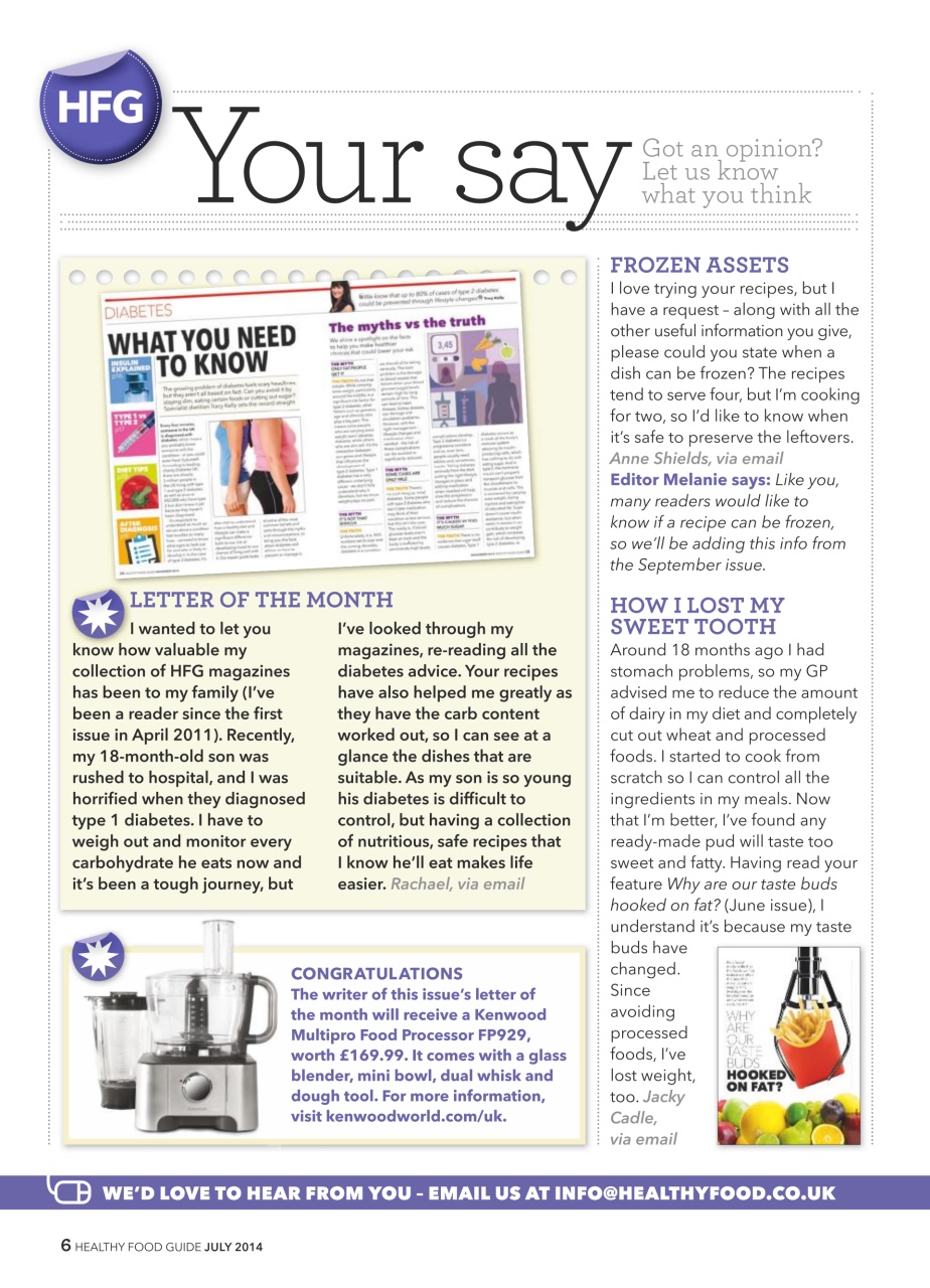 Healthy Food Guide Preview Pages