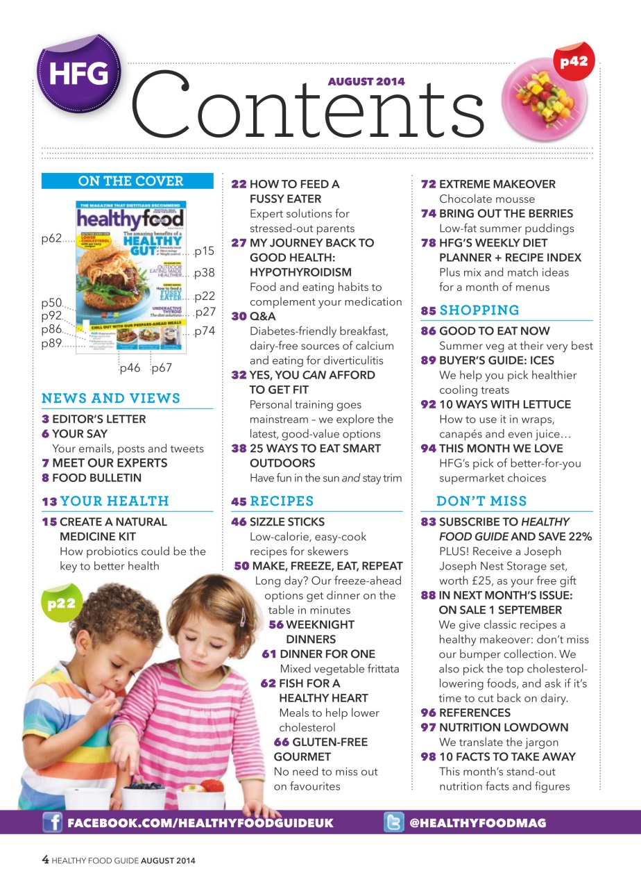 Healthy Food Guide Preview Pages