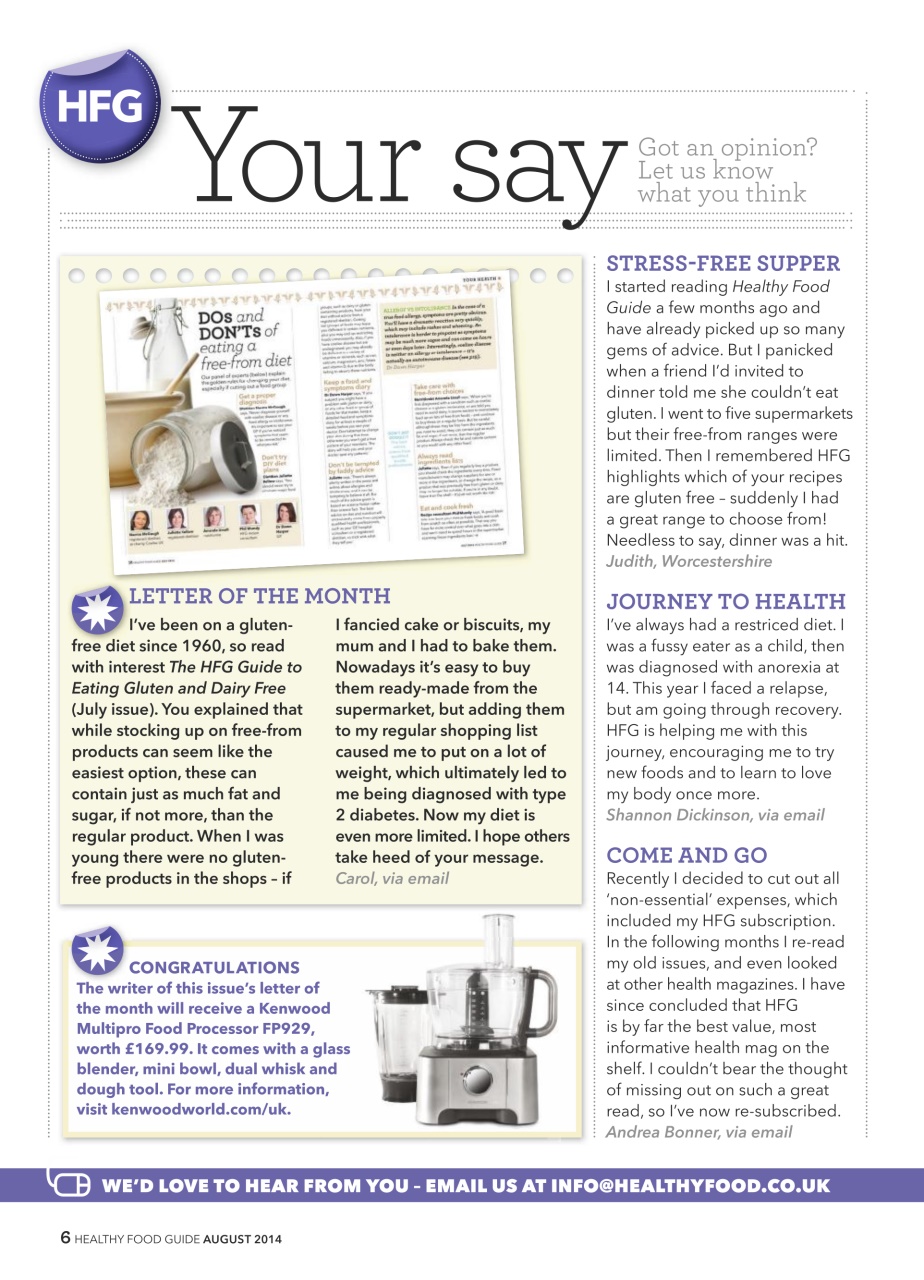 Healthy Food Guide Preview Pages