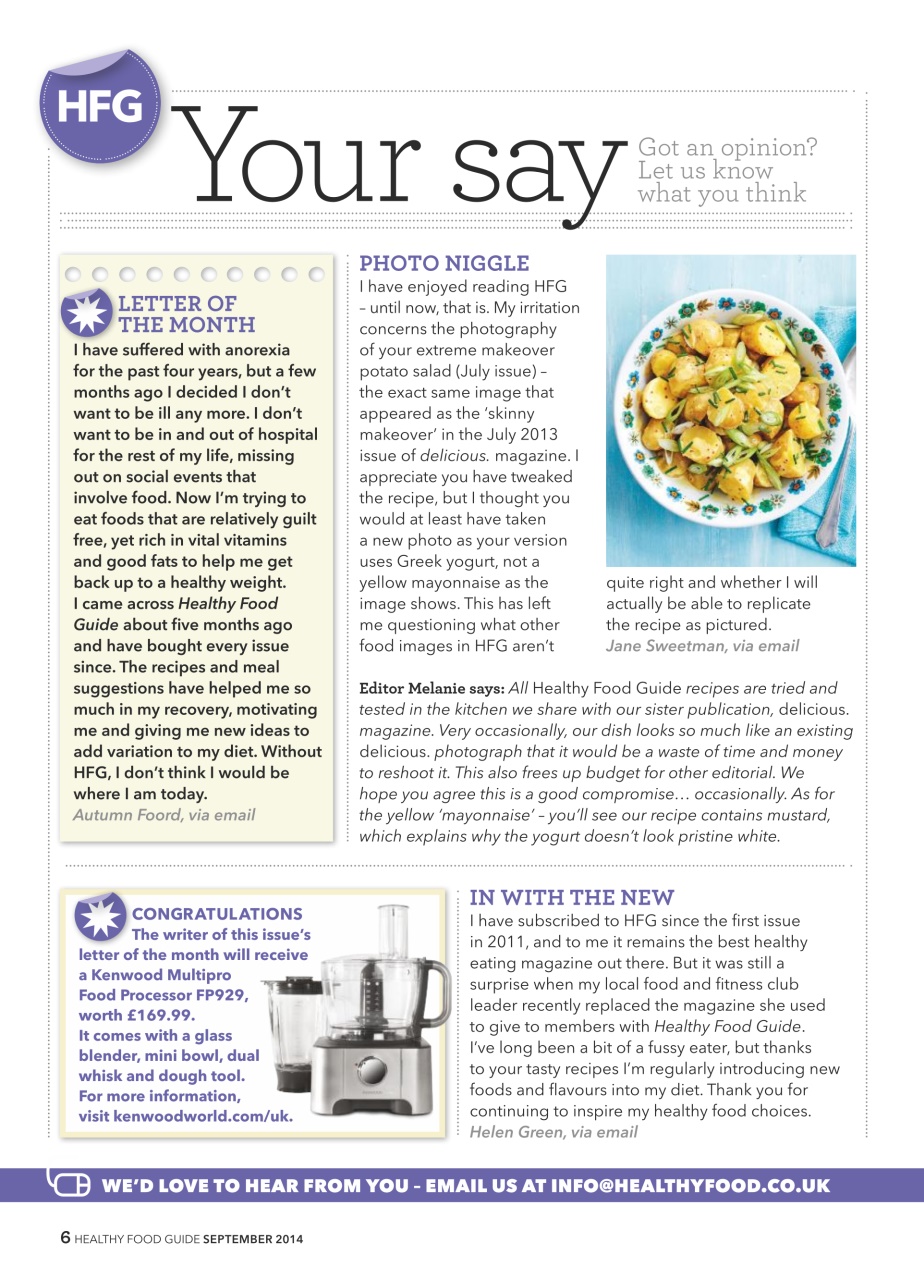 Healthy Food Guide Preview Pages