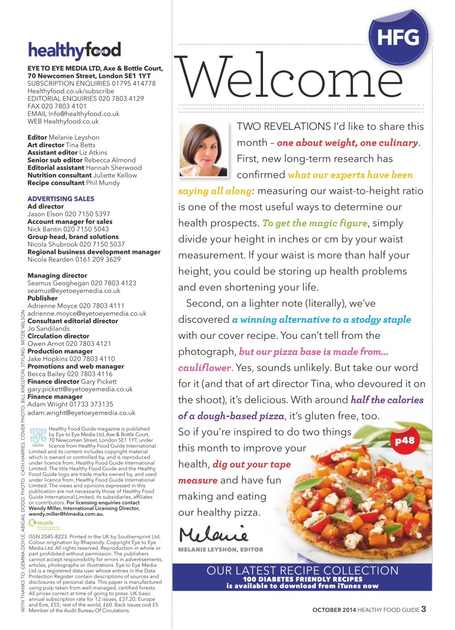 Healthy Food Guide Preview Pages